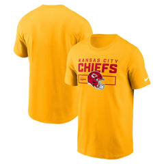 Kansas City Chiefs Primetime Helmet Essential T-Shirt - Gold - Nike