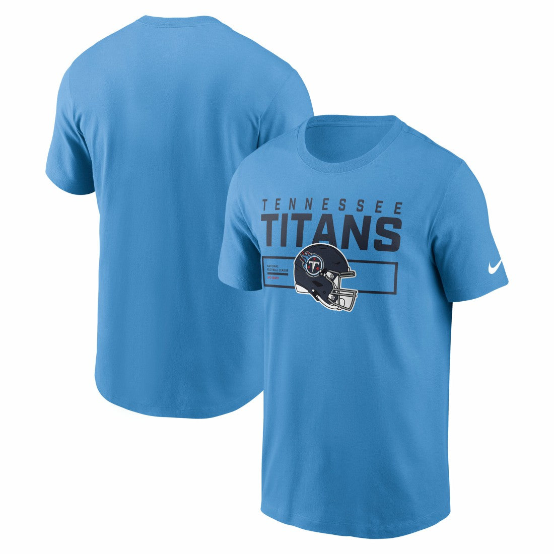 Tennessee Titans Primetime Helmet Essential T-Shirt - Light Blue - Nike