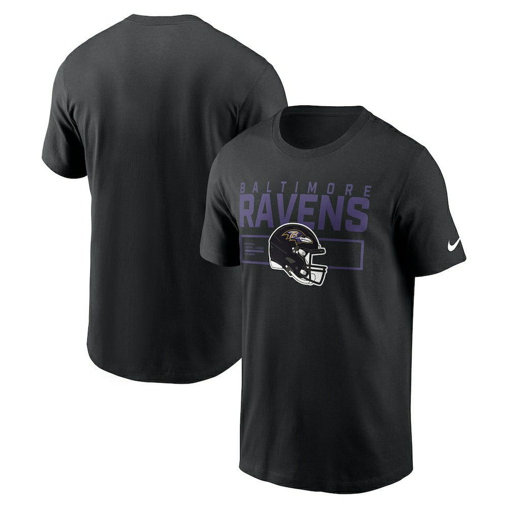Baltimore Ravens Primetime Helmet Essential T-Shirt - Black - Nike