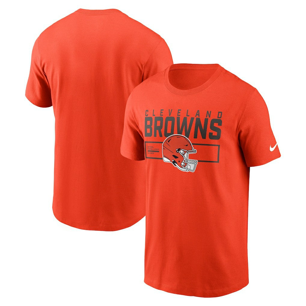 Cleveland Browns Primetime Helmet Essential T-Shirt - Orange - Nike
