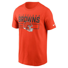 Cleveland Browns Primetime Helmet Essential T-Shirt - Orange - Nike