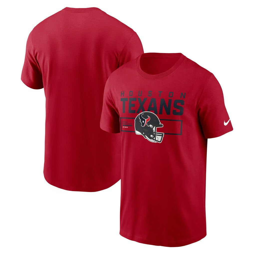 Houston Texans Primetime Helmet Essential T-Shirt - Red - Nike