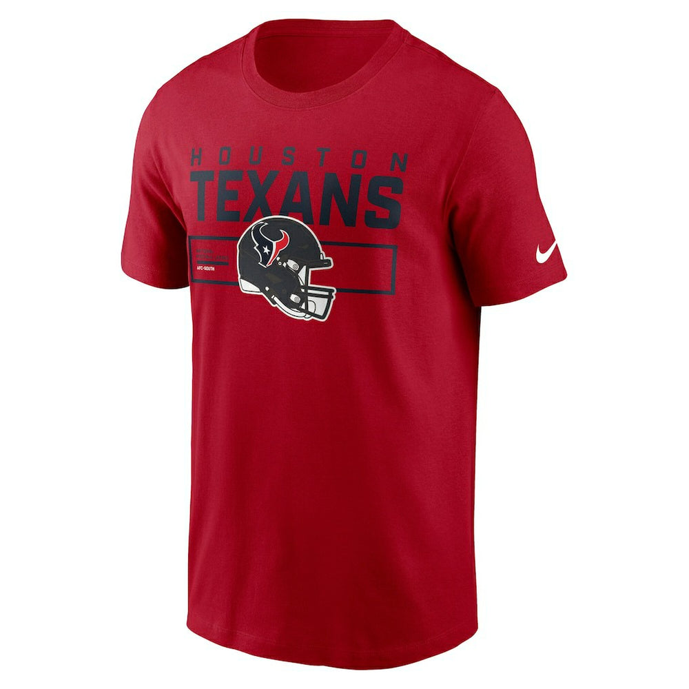 Houston Texans Primetime Helmet Essential T-Shirt - Red - Nike