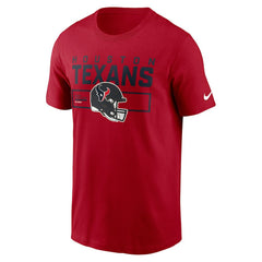 Houston Texans Primetime Helmet Essential T-Shirt - Red - Nike