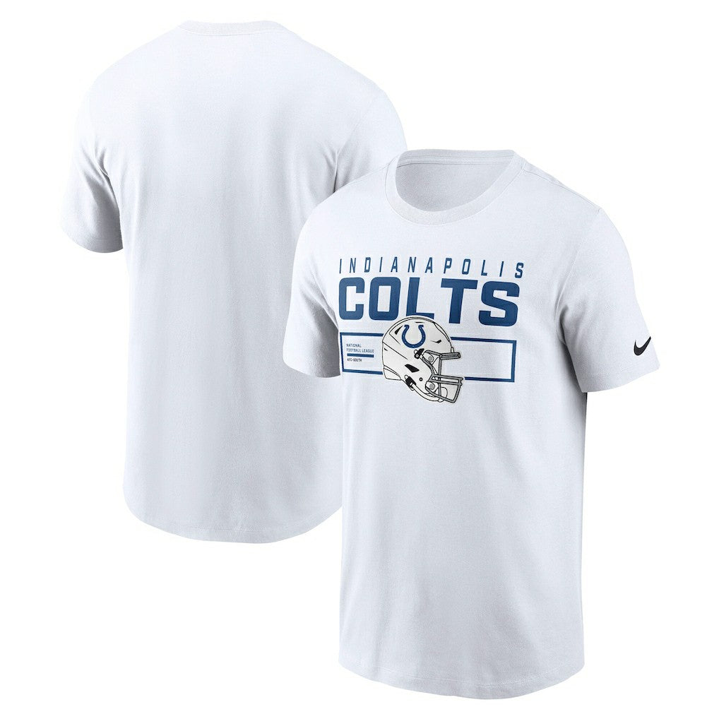Indianapolis Colts Primetime Helmet Essential T-Shirt - White - Nike