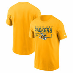 Green Bay Packers Primetime Helmet Essential T-Shirt - Gold - Nike
