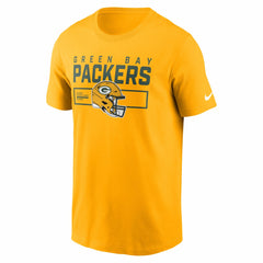 Green Bay Packers Primetime Helmet Essential T-Shirt - Gold - Nike