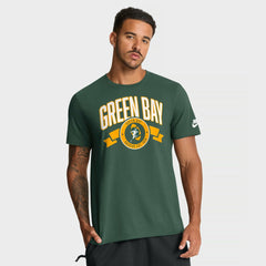 Green Bay Packers Rewind Front and Back Hit Essential T-Shirt - Green - Nike