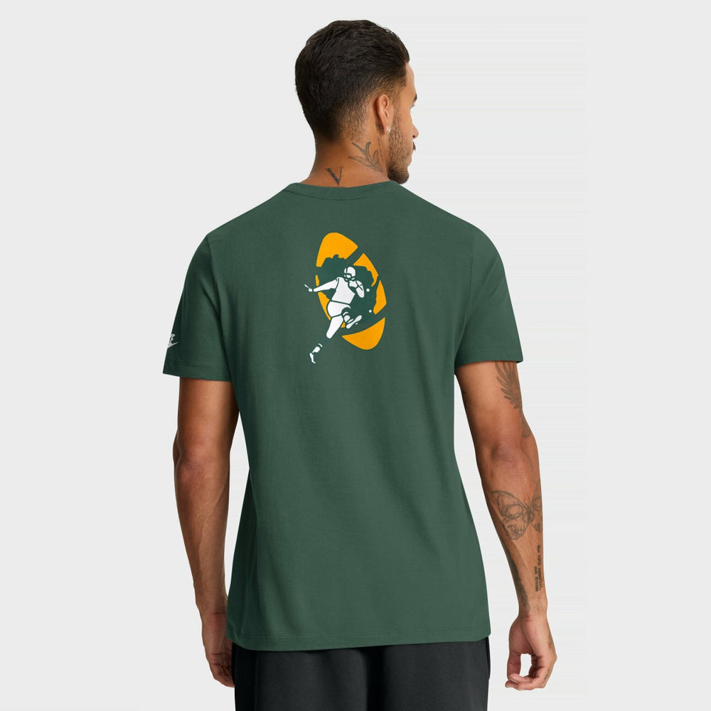 Green Bay Packers Rewind Front and Back Hit Essential T-Shirt - Green - Nike