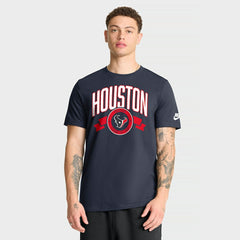 Houston Texans Rewind Front and Back Hit Essential T-Shirt - Navy - Nike