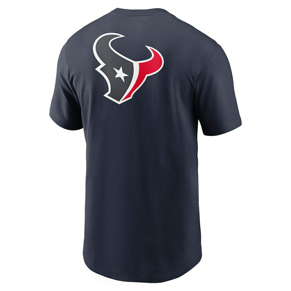 Houston Texans Rewind Front and Back Hit Essential T-Shirt - Navy - Nike