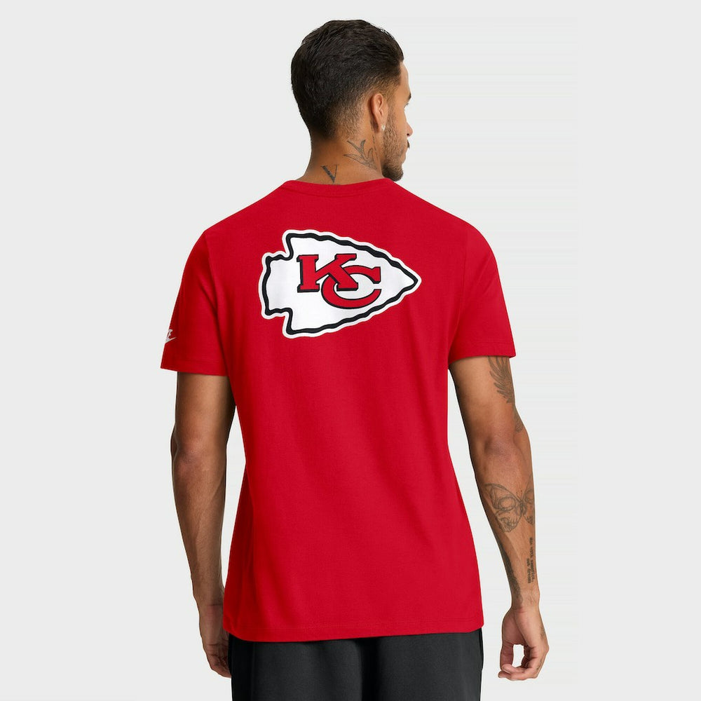 Kansas City Chiefs Rewind Front and Back Hit Essential T-Shirt - Red - Nike