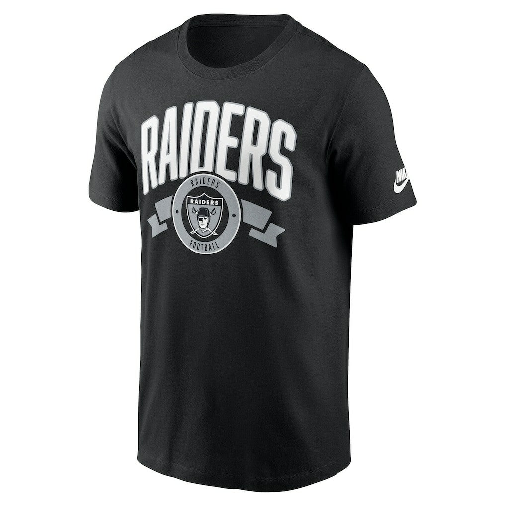 Las Vegas Raiders Rewind Front and Back Hit Essential T-Shirt - Black - Nike
