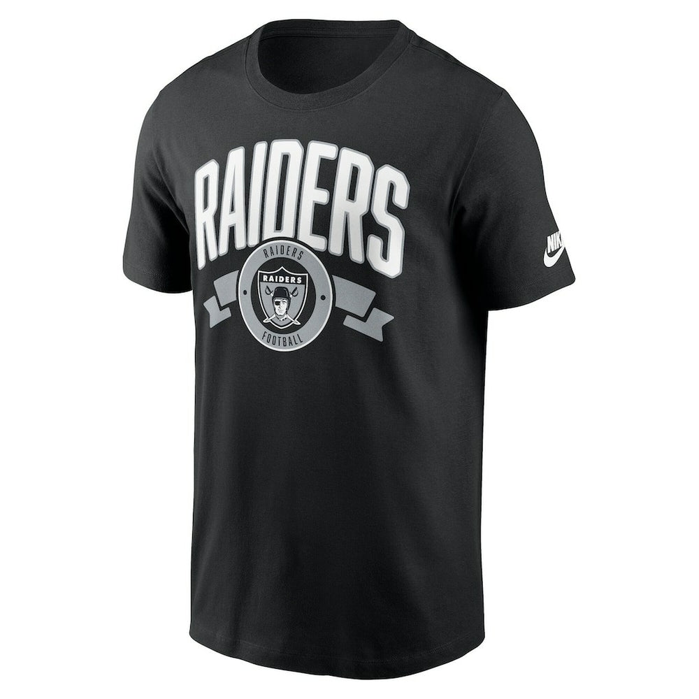 Las Vegas Raiders Rewind Front and Back Hit Essential T-Shirt - Black - Nike