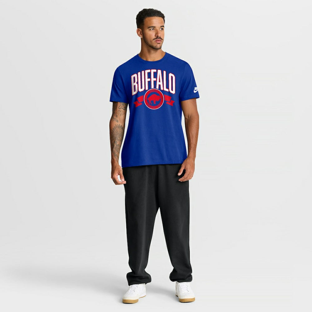 Buffalo Bills Rewind Front and Back Hit Essential T-Shirt - Royal - Nike