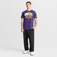 Minnesota Vikings Rewind Front and Back Hit Essential T-Shirt - Purple - Nike