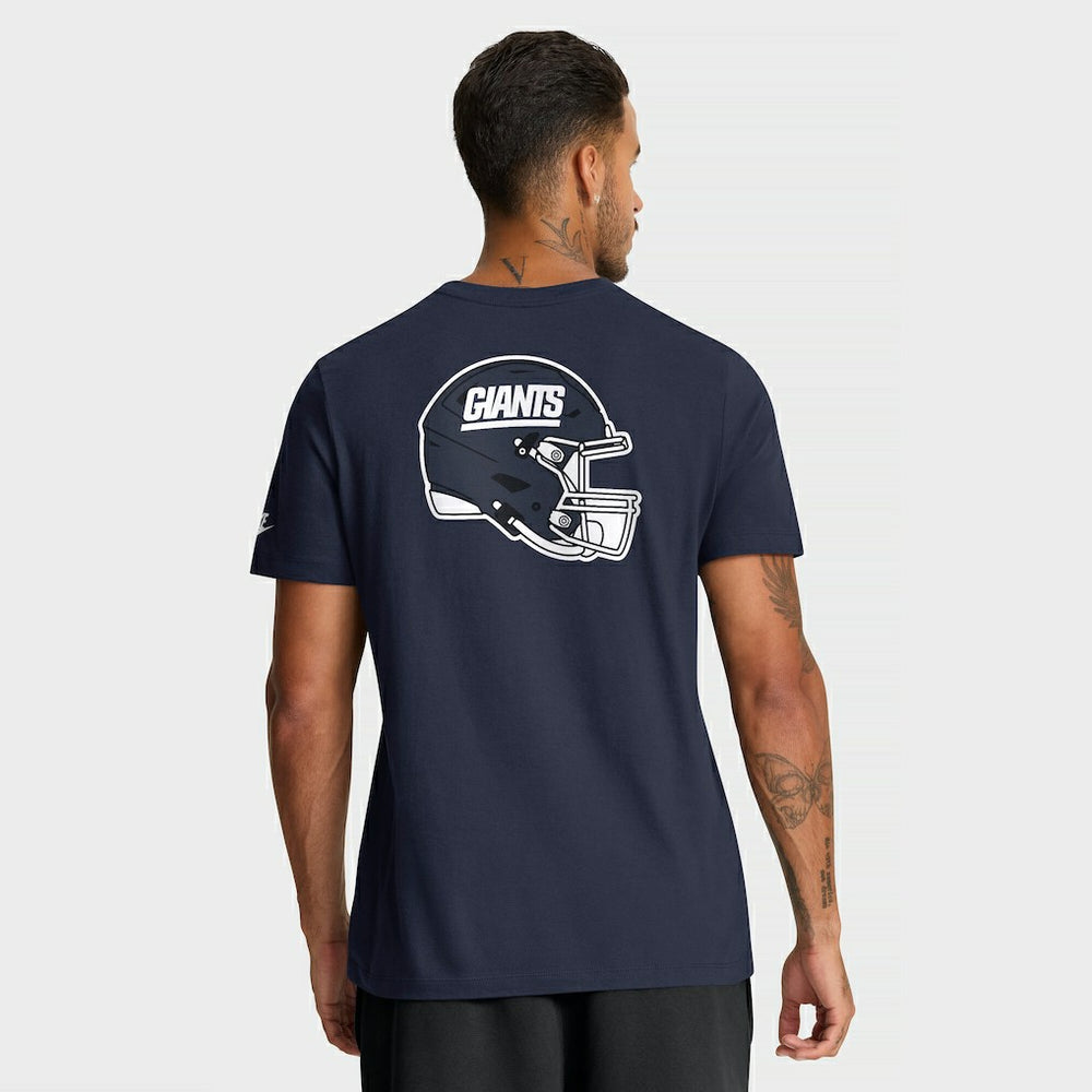 New York Giants Rewind Front and Back Hit Essential T-Shirt - Navy - Nike