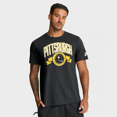 Pittsburgh Steelers Rewind Front and Back Hit Essential T-Shirt - Black - Nike