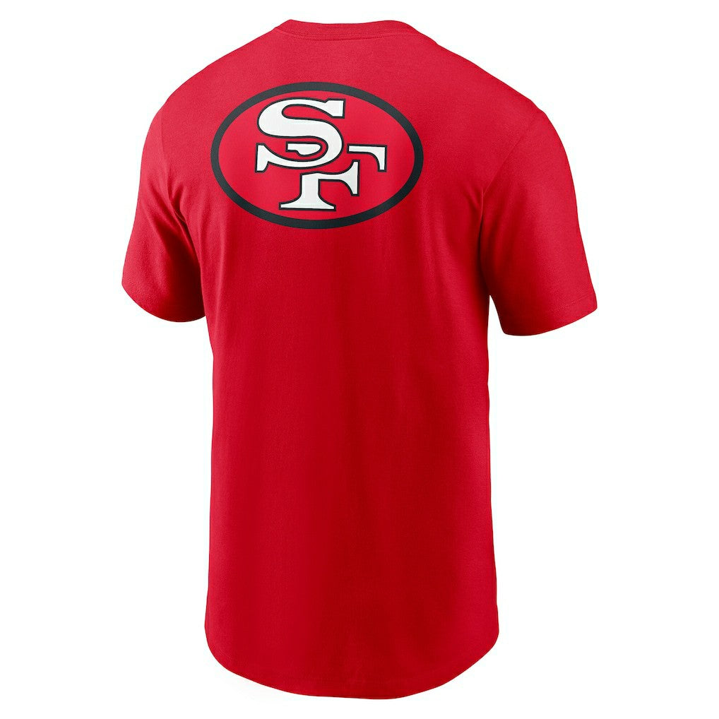 San Francisco 49ers Rewind Front and Back Hit Essential T-Shirt - Scarlet - Nike