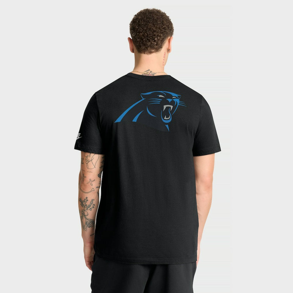 Carolina Panthers Rewind Front and Back Hit Essential T-Shirt - Black - Nike