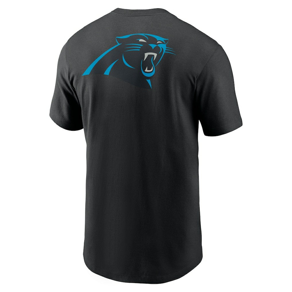 Carolina Panthers Rewind Front and Back Hit Essential T-Shirt - Black - Nike