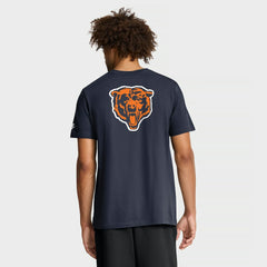 Chicago Bears Rewind Front and Back Hit Essential T-Shirt - Navy - Nike