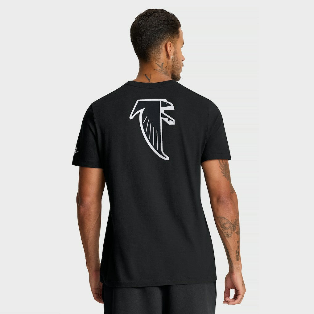 Atlanta Falcons Rewind Front and Back Hit Essential T-Shirt - Black - Nike