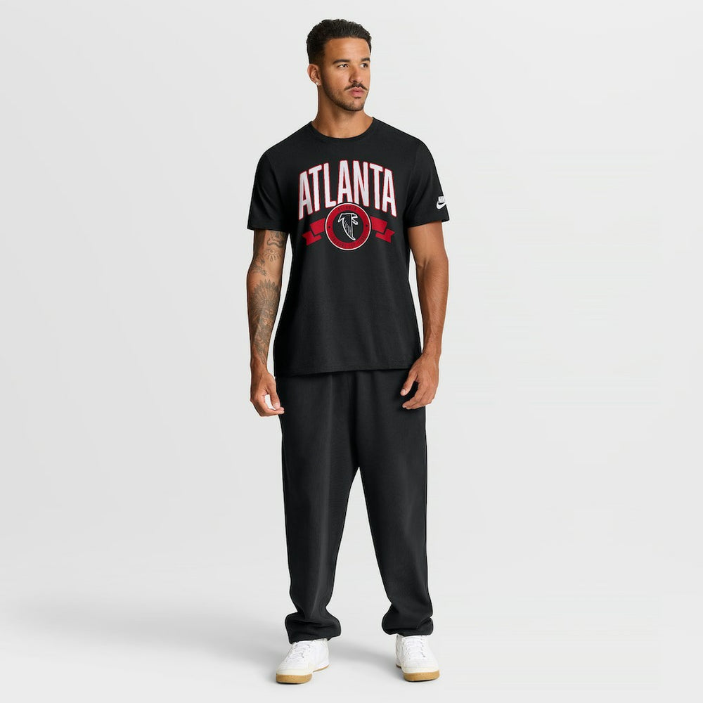 Atlanta Falcons Rewind Front and Back Hit Essential T-Shirt - Black - Nike