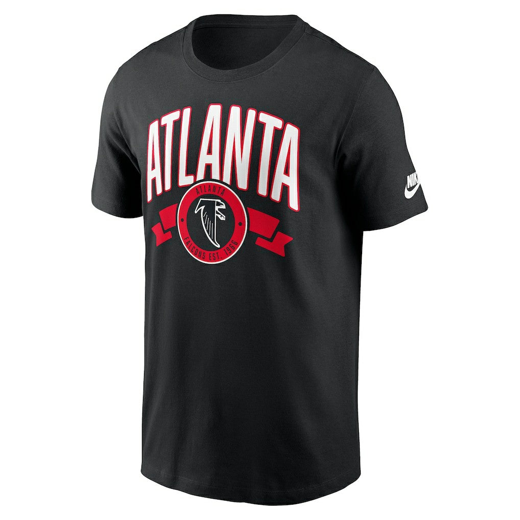 Atlanta Falcons Rewind Front and Back Hit Essential T-Shirt - Black - Nike