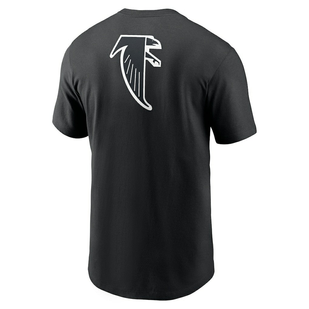Atlanta Falcons Rewind Front and Back Hit Essential T-Shirt - Black - Nike