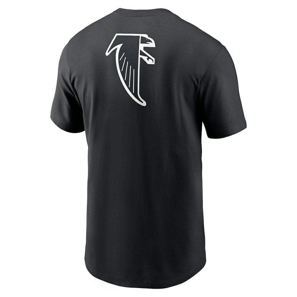 Atlanta Falcons Rewind Front and Back Hit Essential T-Shirt - Black - Nike