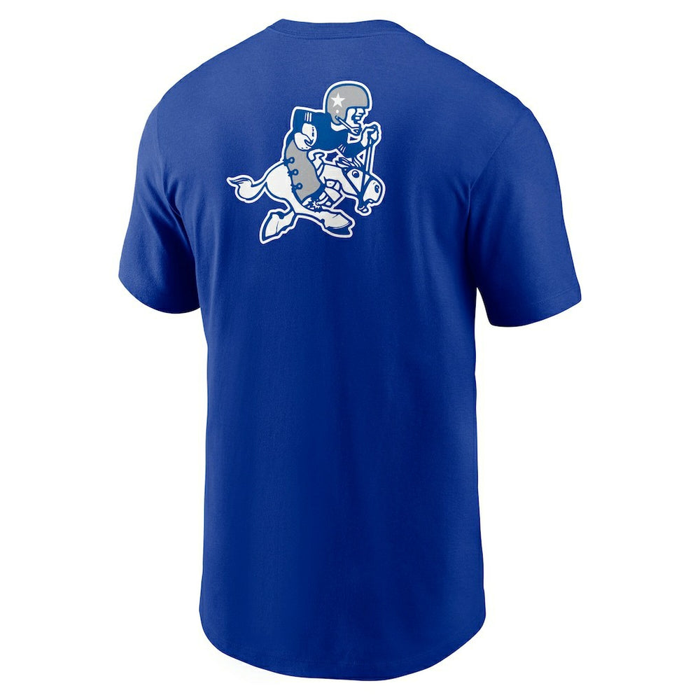 Dallas Cowboys Rewind Front and Back Hit Essential T-Shirt - Royal - Nike