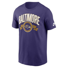 Baltimore Ravens Rewind Front and Back Hit Essential T-Shirt - Purple - Nike