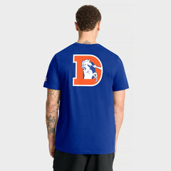 Denver Broncos Rewind Front and Back Hit Essential T-Shirt - Royal - Nike