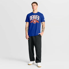 Denver Broncos Rewind Front and Back Hit Essential T-Shirt - Royal - Nike