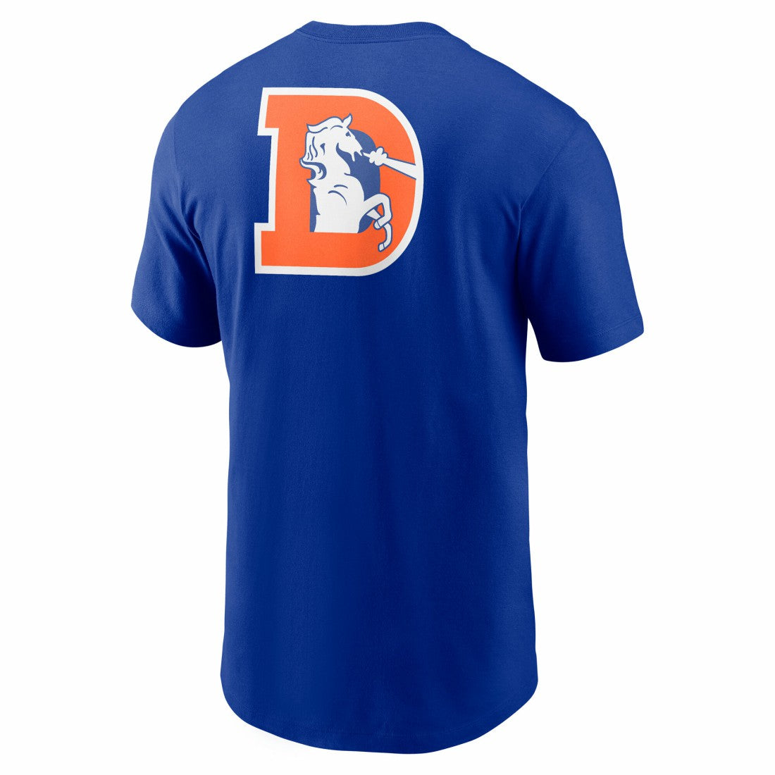 Denver Broncos Rewind Front and Back Hit Essential T-Shirt - Royal - Nike