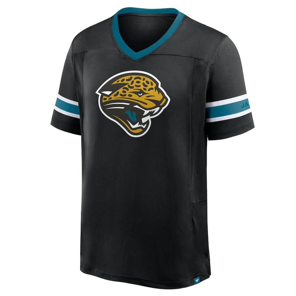 Jacksonville Jaguars Hometown Premium Hashmark V-Neck T-Shirt - Black - Fanatics