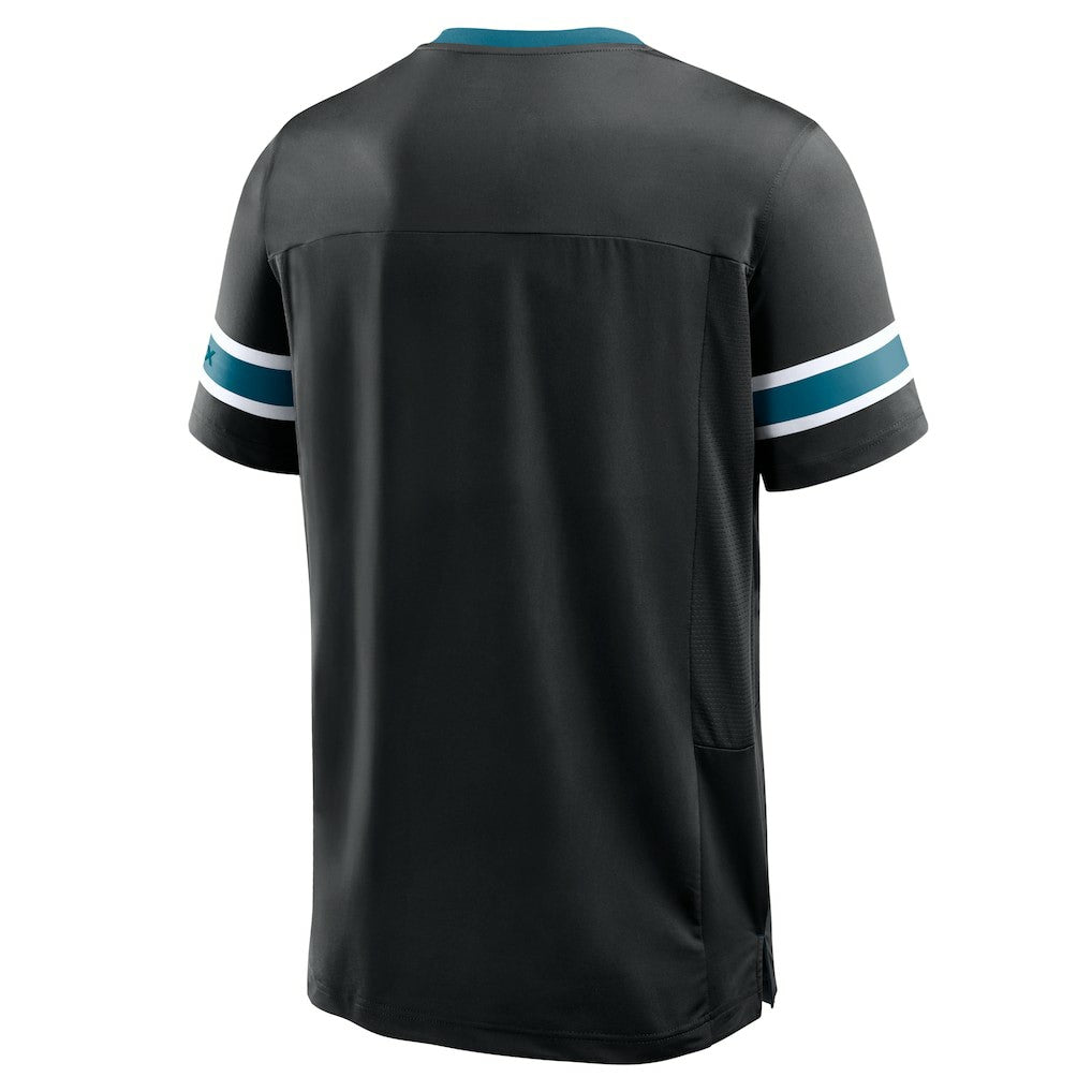 Jacksonville Jaguars Hometown Premium Hashmark V-Neck T-Shirt - Black - Fanatics