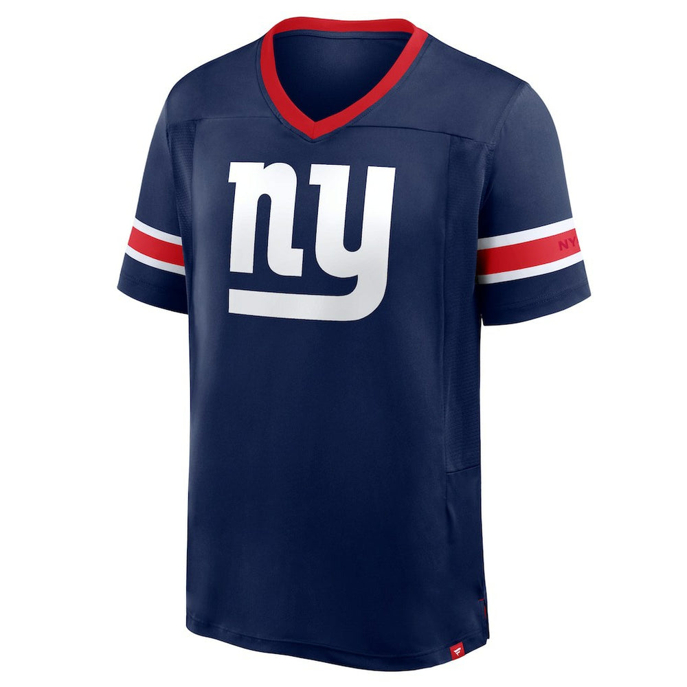 New York Giants Hometown Premium Hashmark V-Neck T-Shirt - Navy - Fanatics
