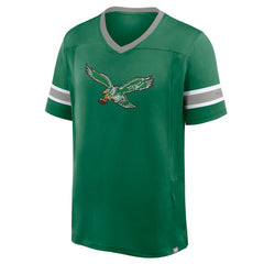 Philadelphia Eagles Hometown Premium Hashmark V-Neck T-Shirt - Kelly Green - Fanatics