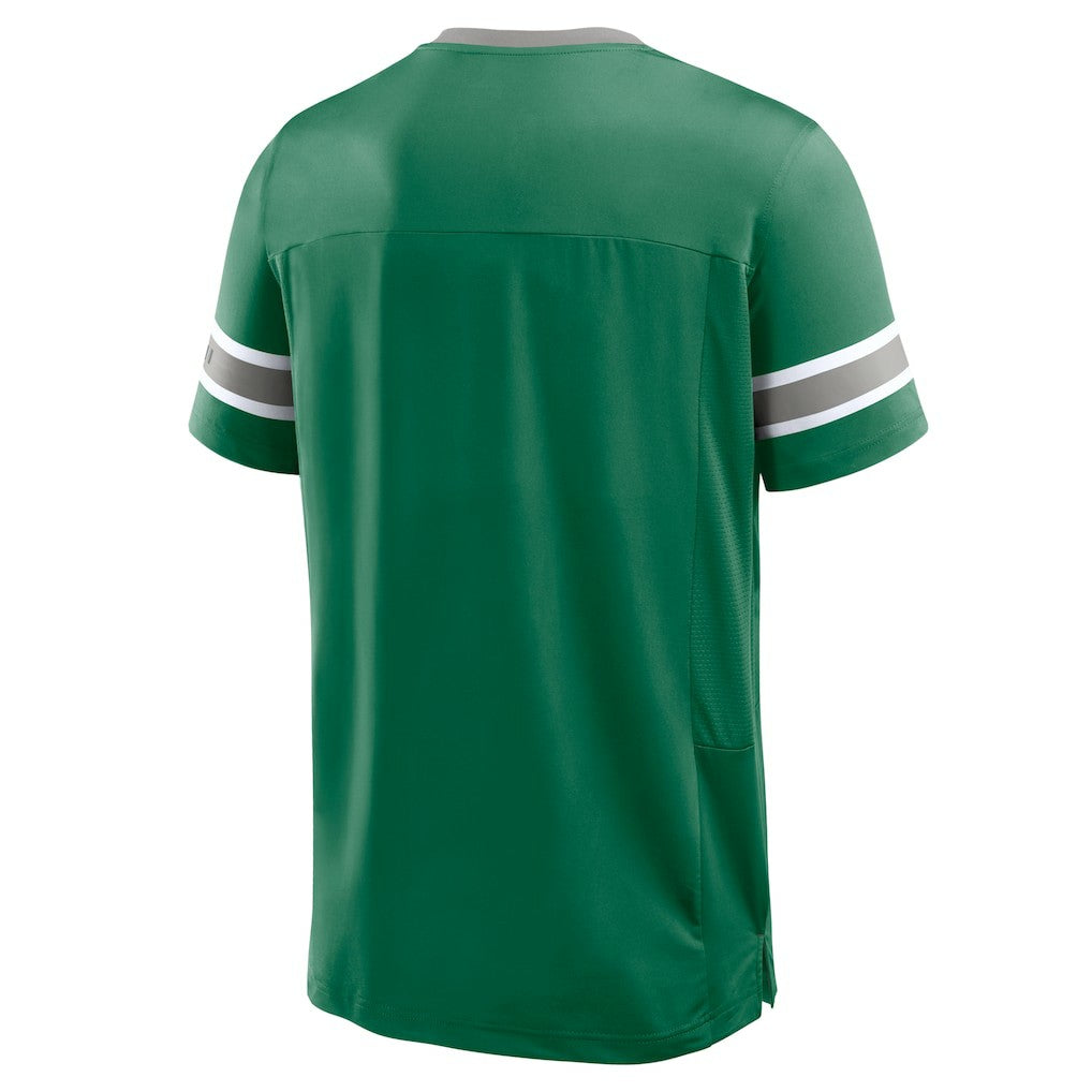 Philadelphia Eagles Hometown Premium Hashmark V-Neck T-Shirt - Kelly Green - Fanatics