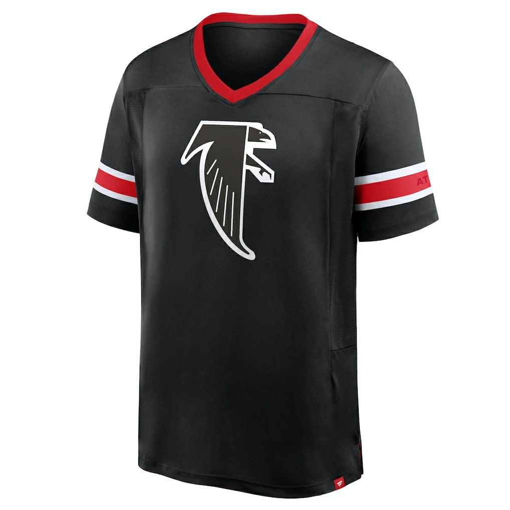 Atlanta Falcons Hometown Premium Hashmark V-Neck T-Shirt - Black - Fanatics