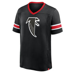 Atlanta Falcons Hometown Premium Hashmark V-Neck T-Shirt - Black - Fanatics