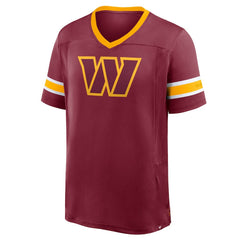 Washington Commanders Hometown Premium Hashmark V-Neck T-Shirt - Burgundy - Fanatics