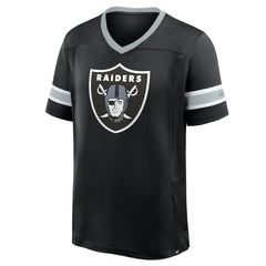 Las Vegas Raiders Hometown Premium Hashmark V-Neck T-Shirt - Black - Fanatics
