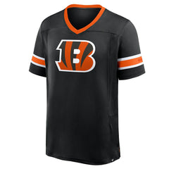Cincinnati Bengals Hometown Premium Hashmark V-Neck T-Shirt - Black - Fanatics