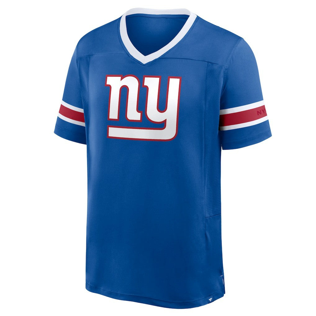 New York Giants Hometown Premium Hashmark V-Neck T-Shirt - Royal - Fanatics