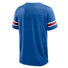 New York Giants Hometown Premium Hashmark V-Neck T-Shirt - Royal - Fanatics