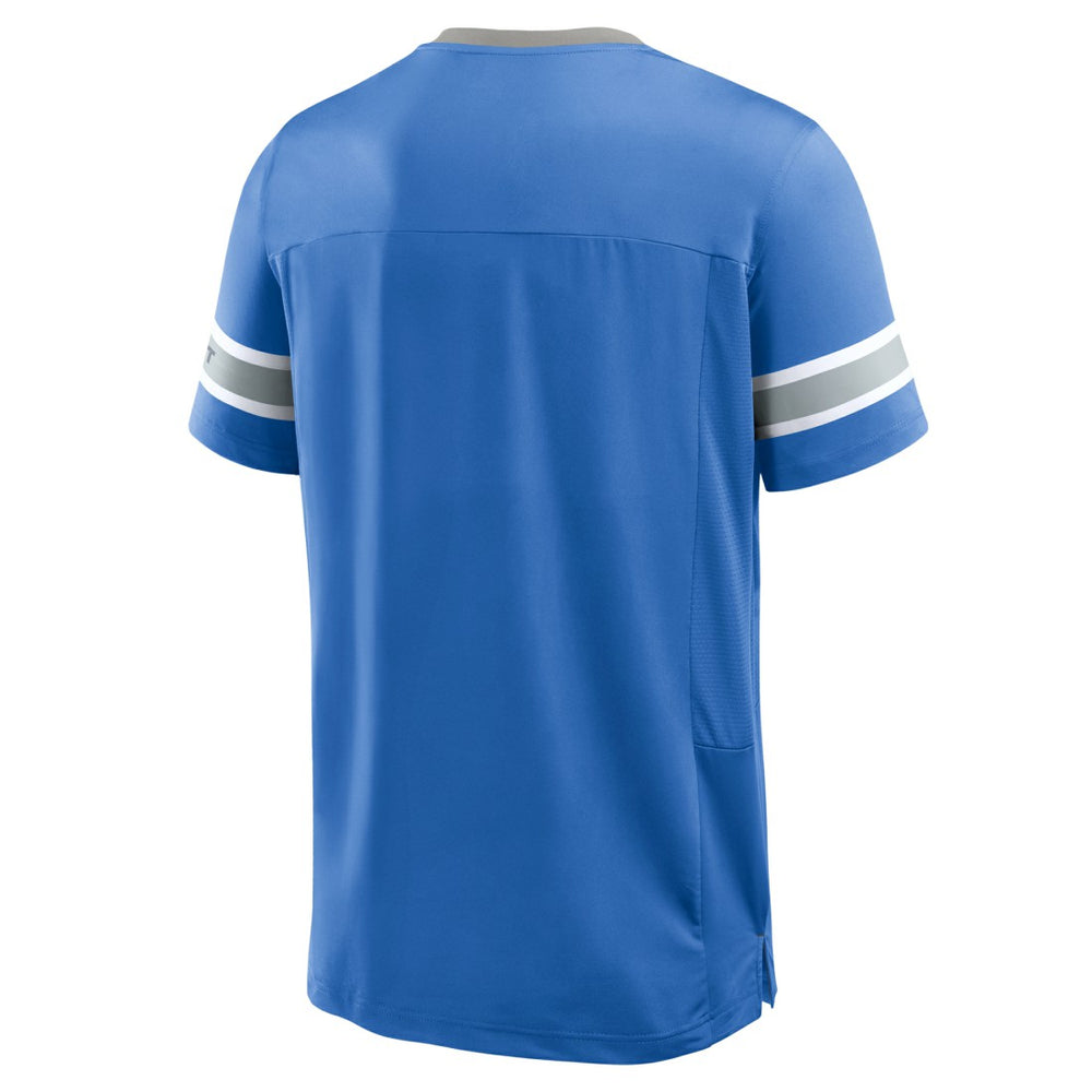 Detroit Lions Hometown Premium Hashmark V-Neck T-Shirt - Blue - Fanatics