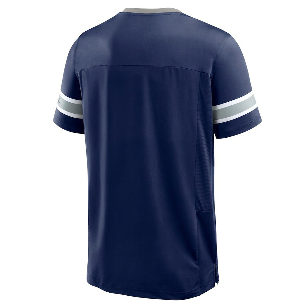 Dallas Cowboys Hometown Premium Hashmark V-Neck T-Shirt - Navy - Fanatics